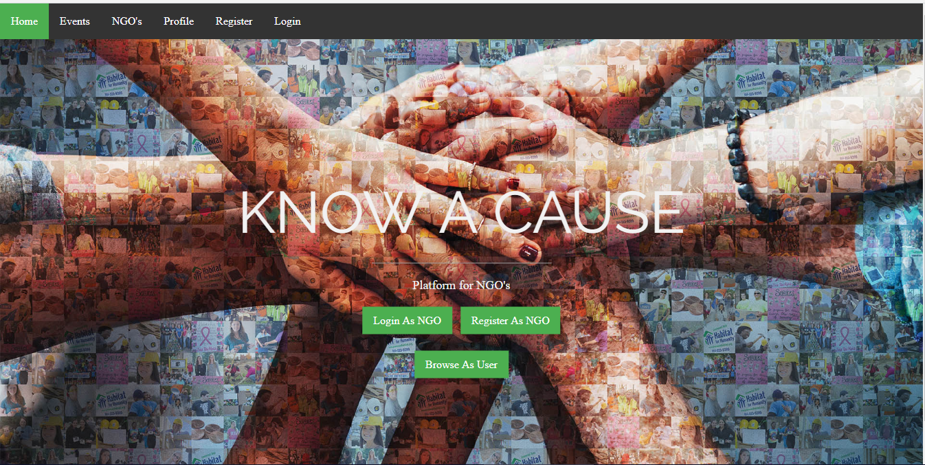 Know a Cause Home Page